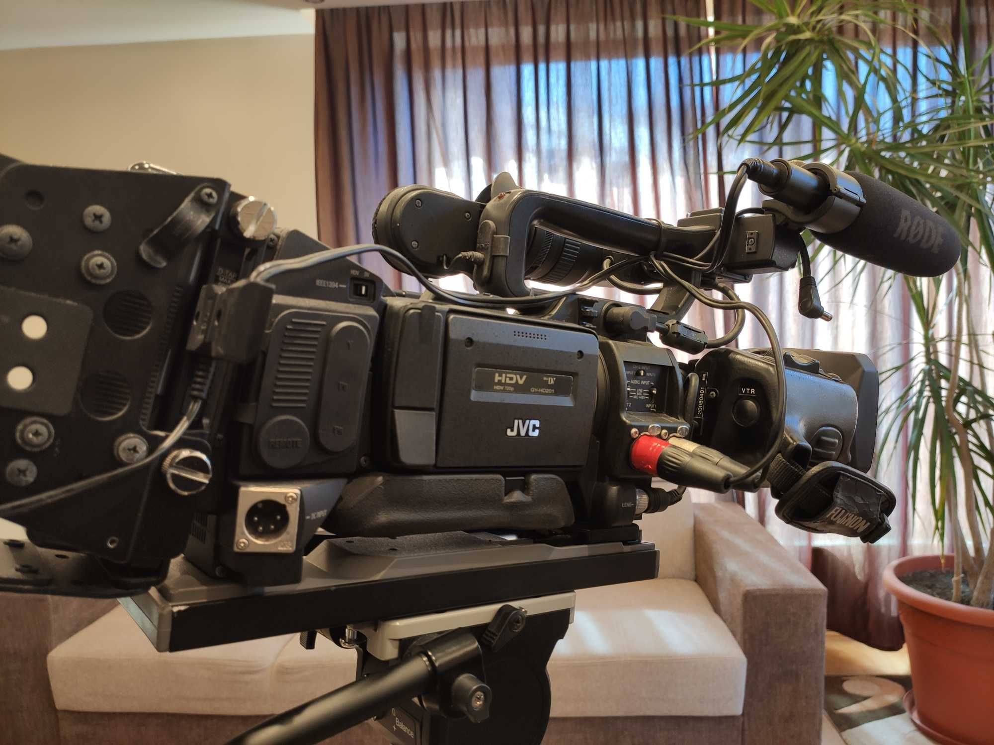 Camera video profesionala JVC GY-HD201E - utilizata in total 345 ore!