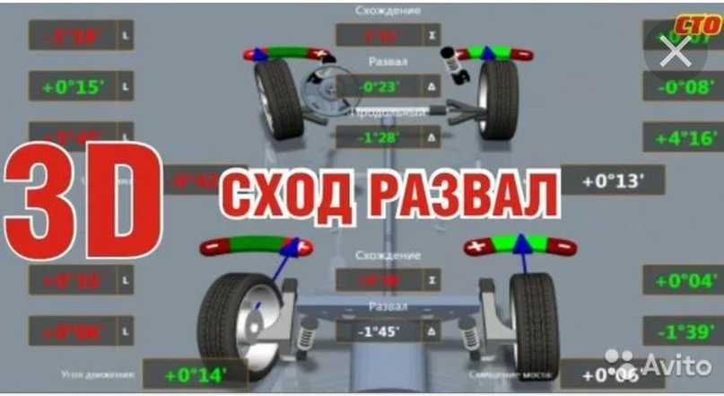 3D РАЗВАЛ-СХОЖДЕНИЕ  на современном оборудовании Костанай СТО