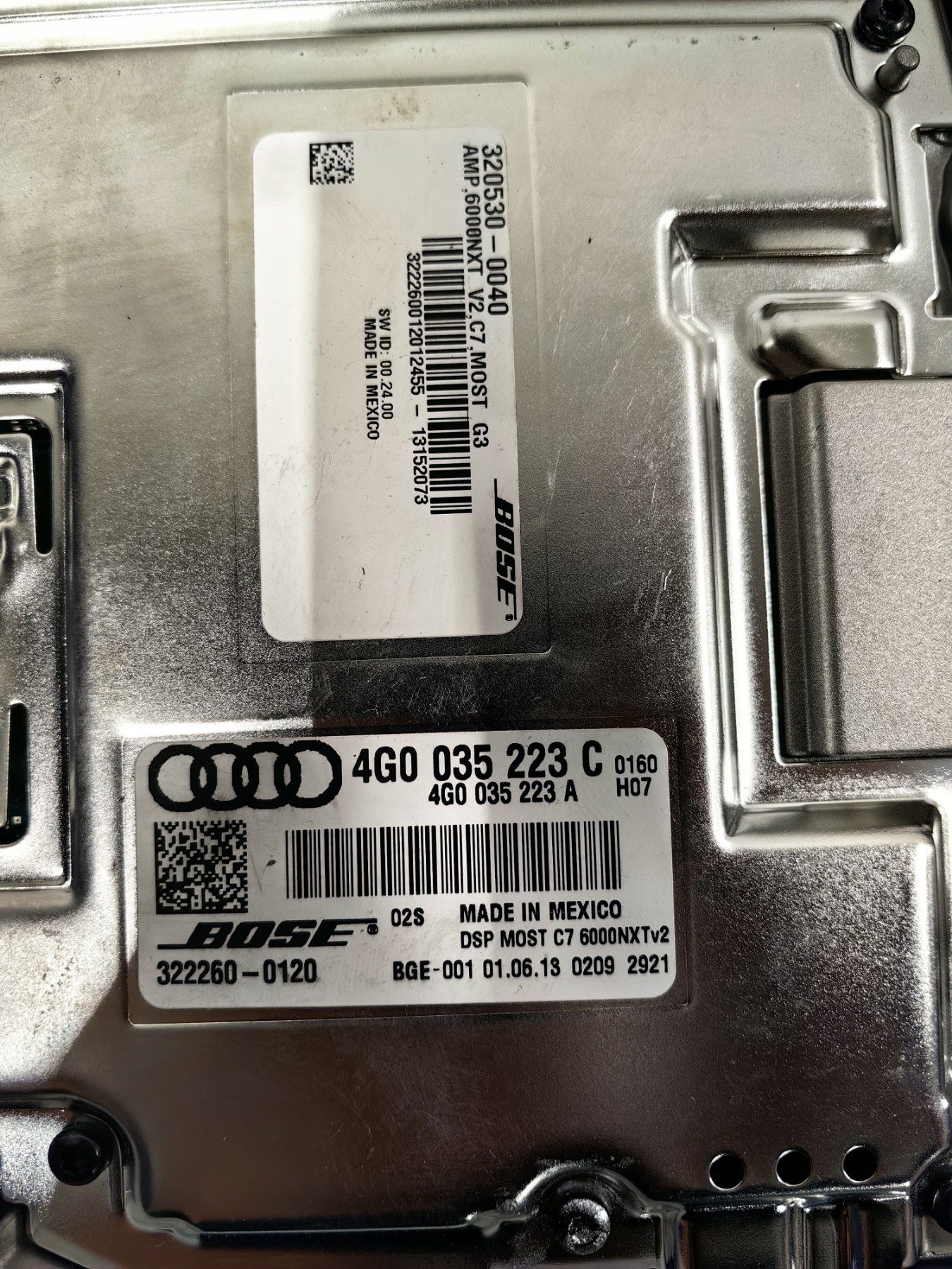 Усилвател за музика Audi A6 C7/ Ауди А6 Ц7 2015г BOSE