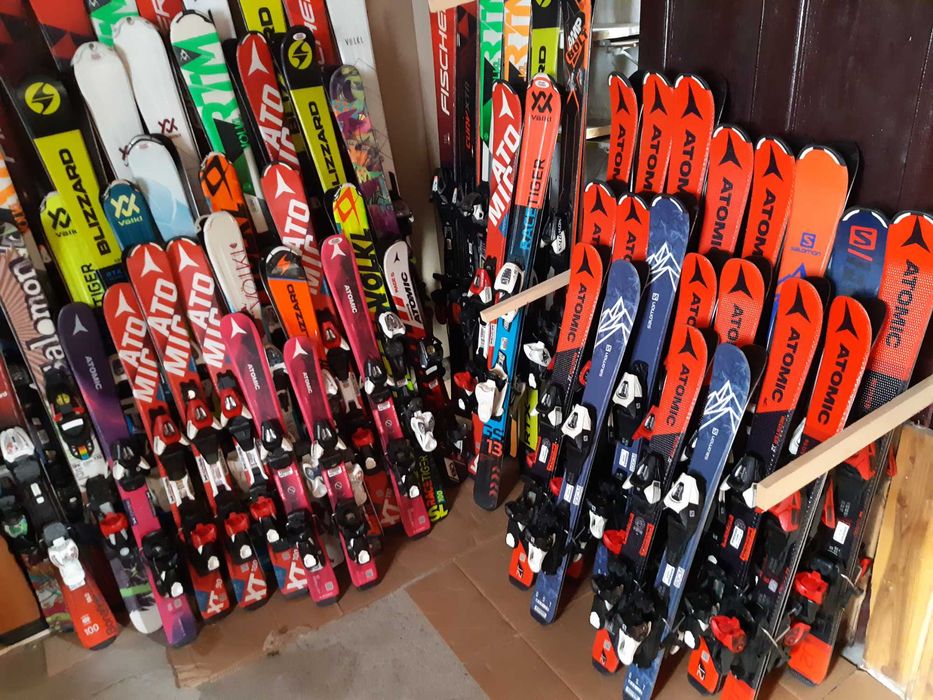 Schiuri copii si adulti set cu clapari bete ski buy back