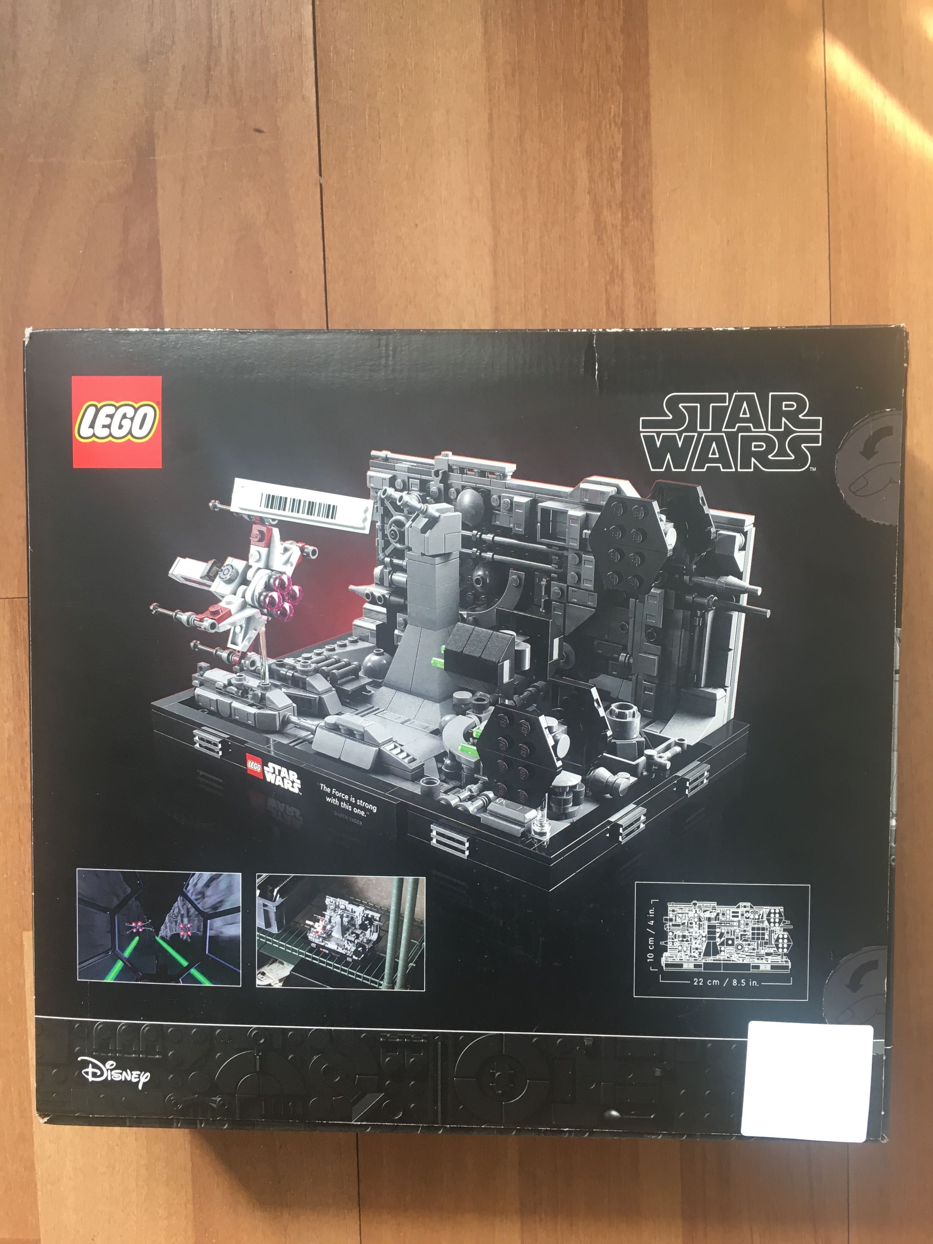 Lego Star Wars 75329 diorama Death Star Trench Run sigilat