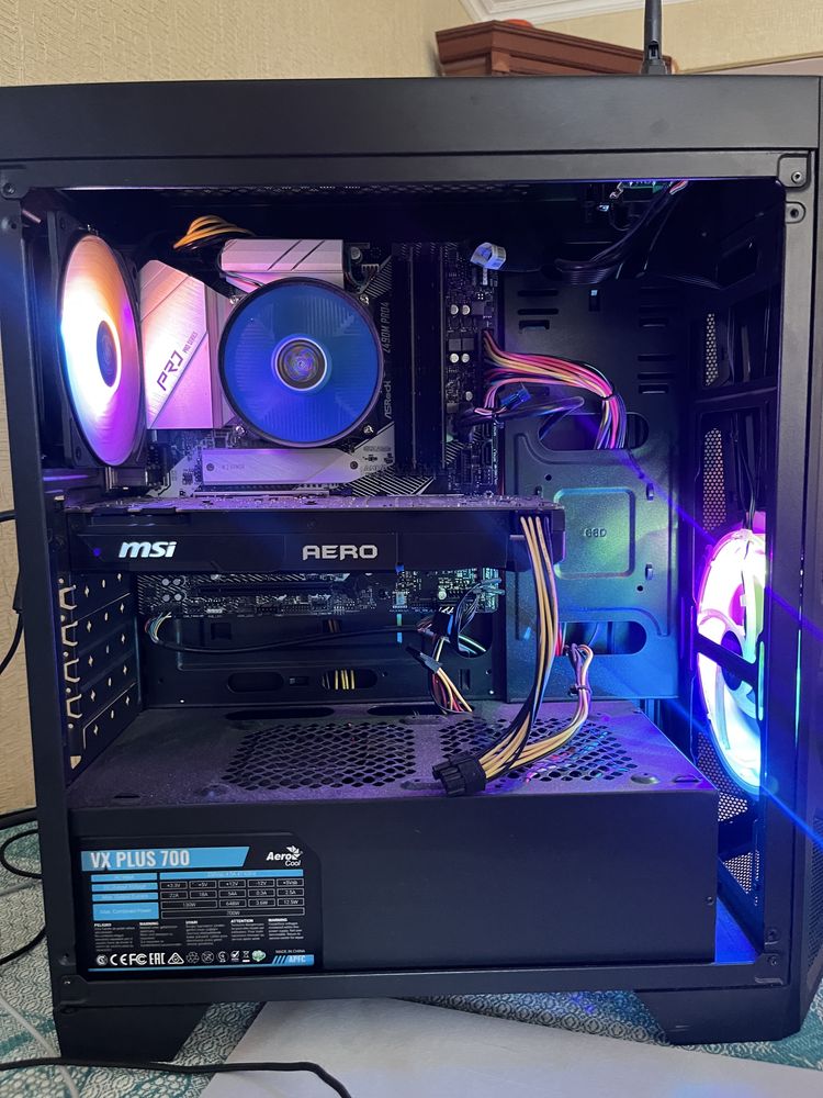 мощный игровой копьютер GeForce GTX 1070 Ti в полном комплекте