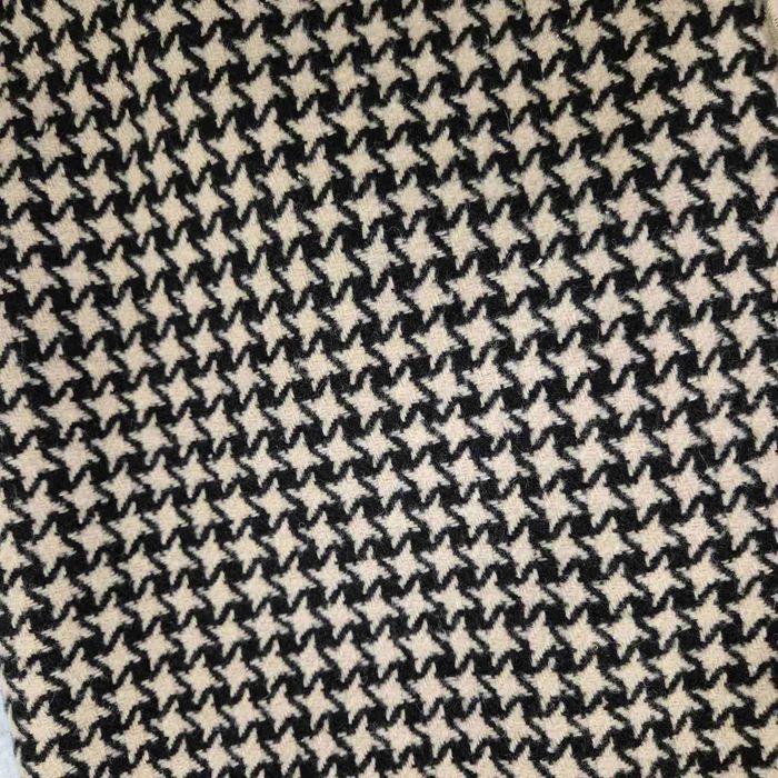 Дамско палто пепит с пух отвътре