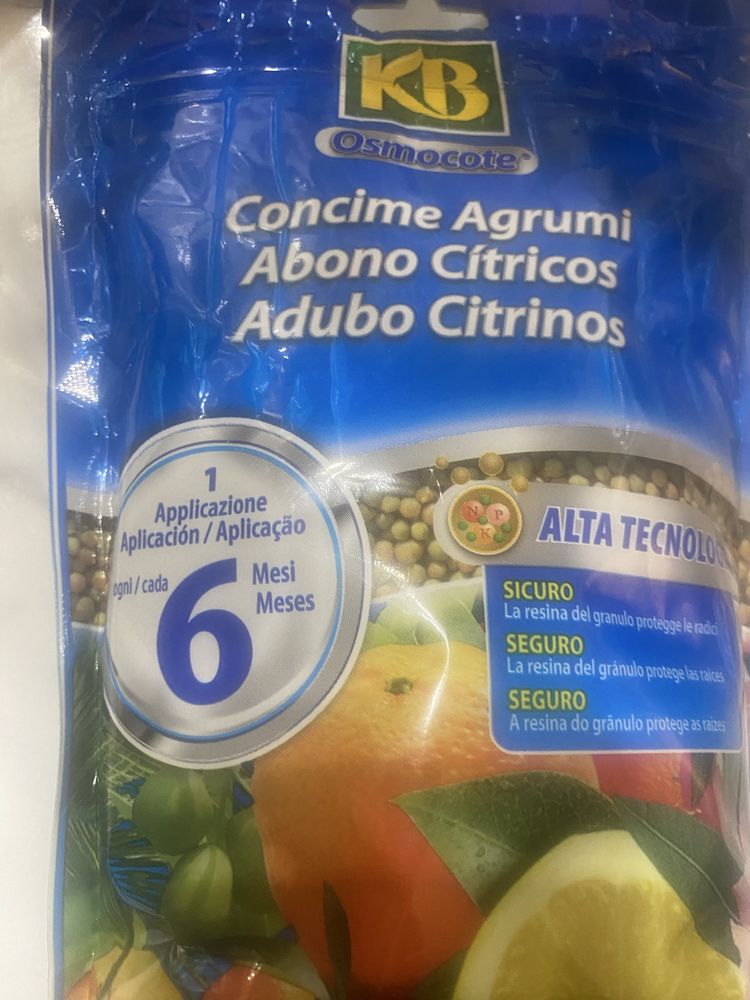 Angrasamant pentru citrice de lunga durata