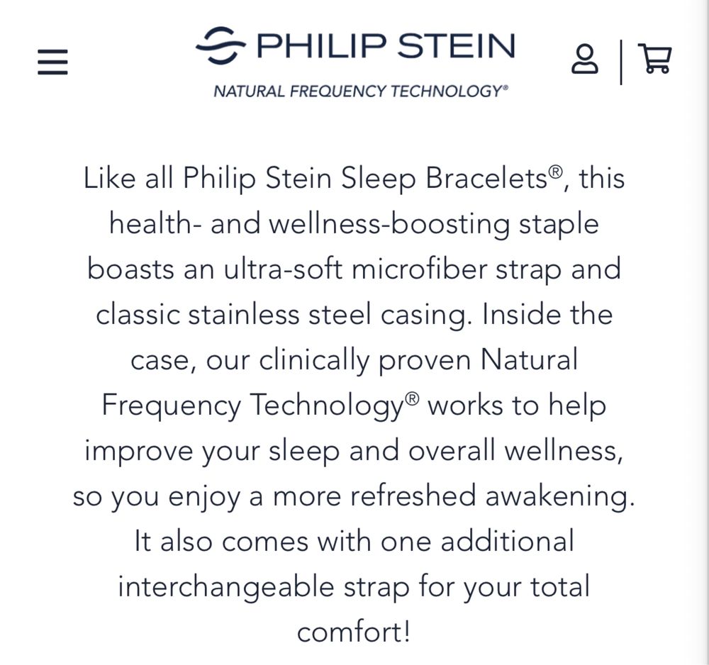 PHILIP STEIN Sleep bracelet гривна за сън