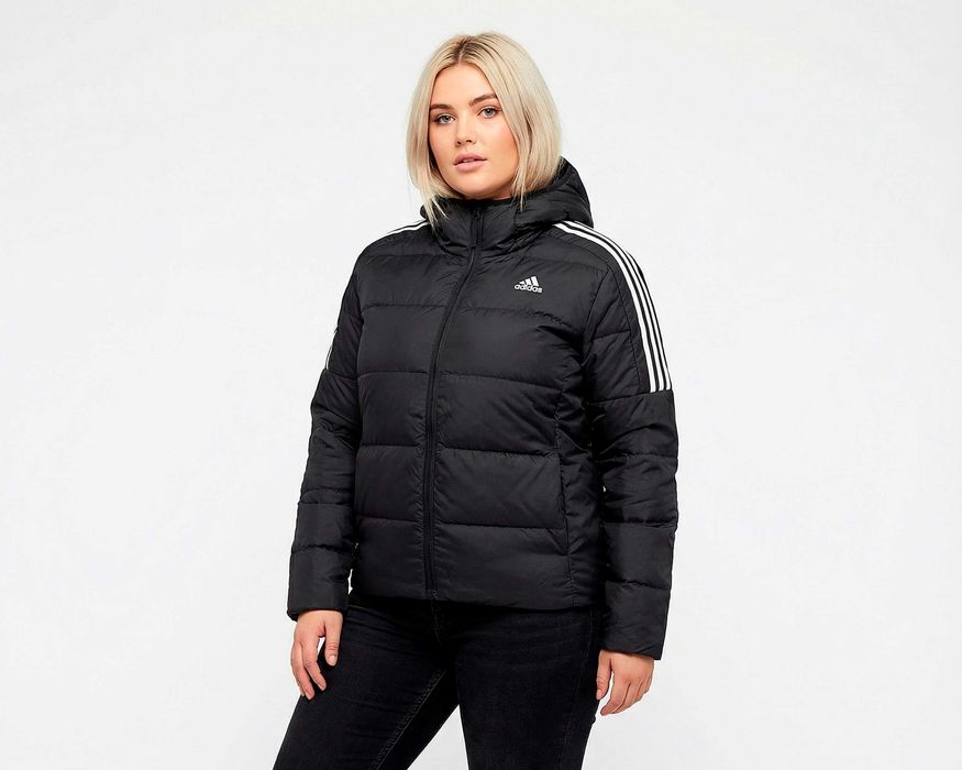 ADIDAS Оригинално пухено яке с качулка и пух размер L