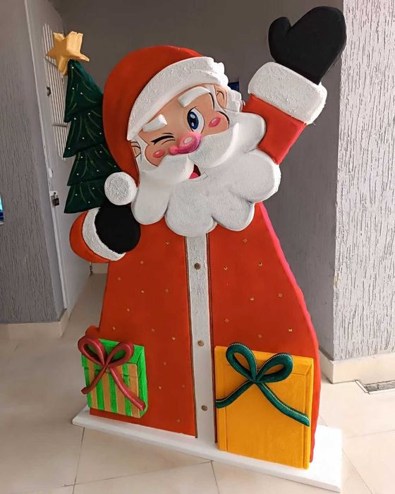 Новогодний декор из пенопласта снежинки, ёлки, игрушки, снеговики