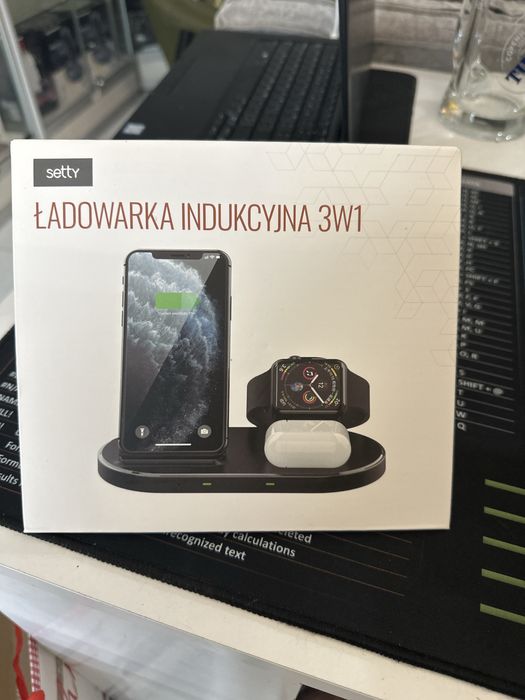 Încărcător wireless 3 în 1 Setty – nou, sigilat