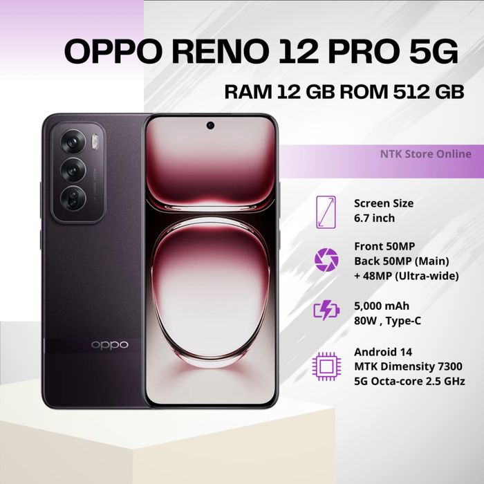 Oppo reno 12pro 5G 12/512