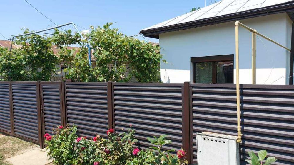 Garduri din panou tip jaluzele, sipca metalica, alte modele de vanzare