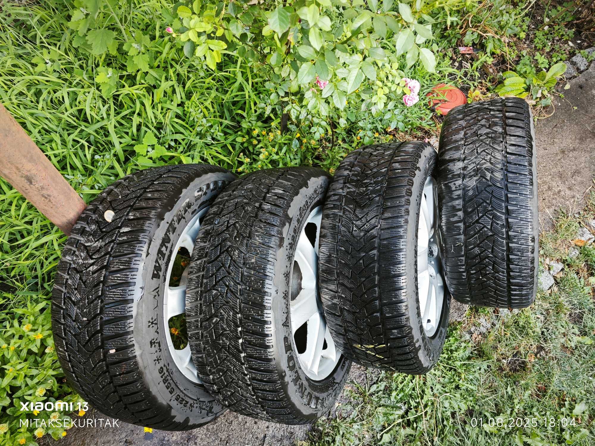 Джанти с зимни гуми за BMW Е39,60,61 и др. 225/55/16 ,ет-20