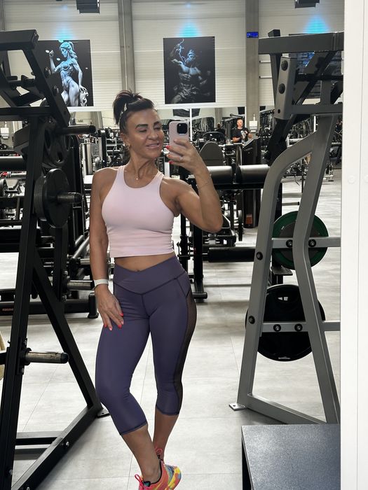 Colanti cu plasa pe lateral mov ff comozi si practici