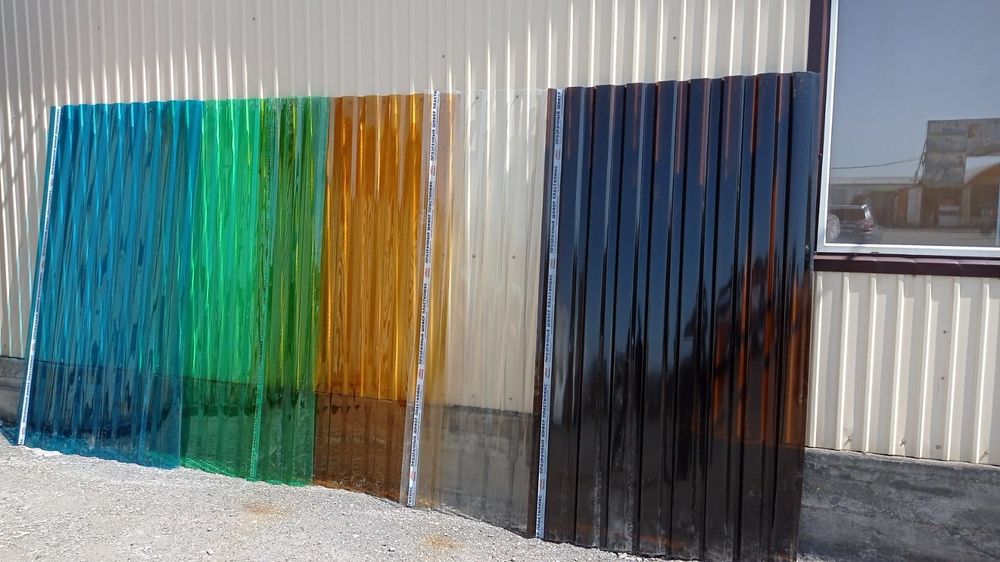 МОНОЛИТНЫЙ 6МЕТРОВЫЙ профилированный поликарбонат