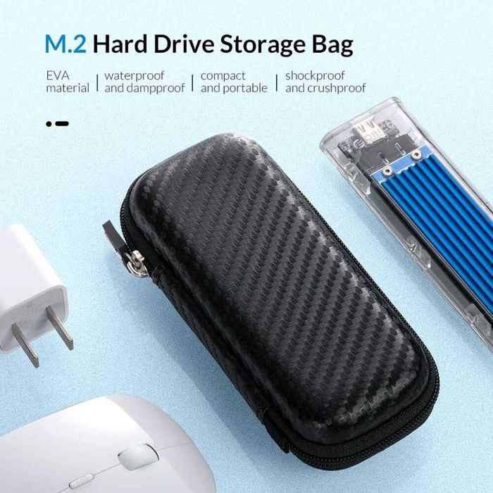 Pouch husa de transport / protectie pt SSD-uri si accesorii