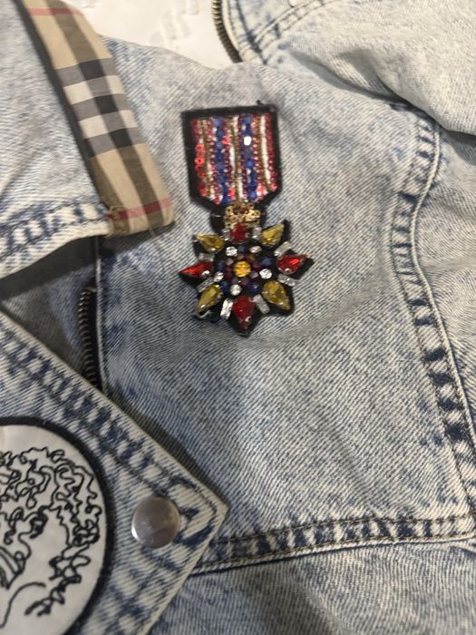 Дънково яке с декоративни акценти джофра -djofra