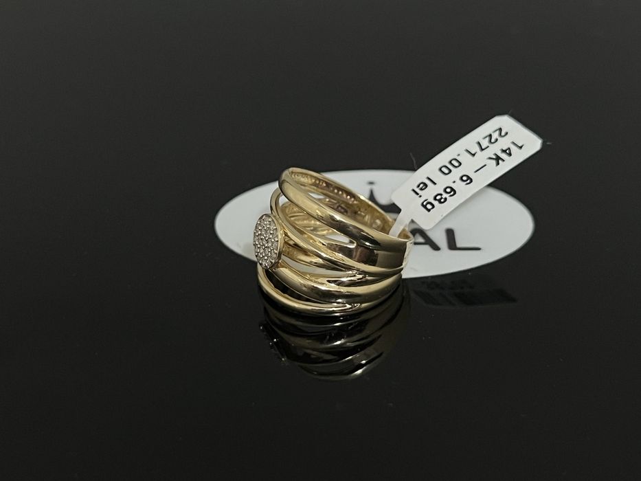 Bijuteria Royal CB : Inel dama aur 14k 6,63gr