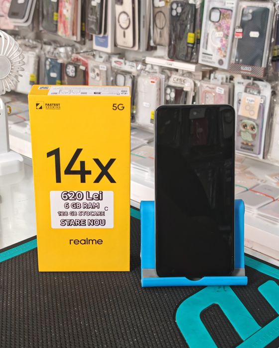 Realme 14X, 6/128 GB, Nou, Garanție