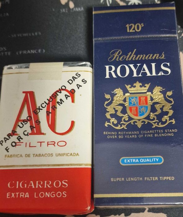 Tigari colectie Rothmans Royals si AC