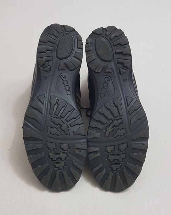 Ghete ECCO Gore-Tex, piele naturală Nubuck, munte, trekking nr 40 EU