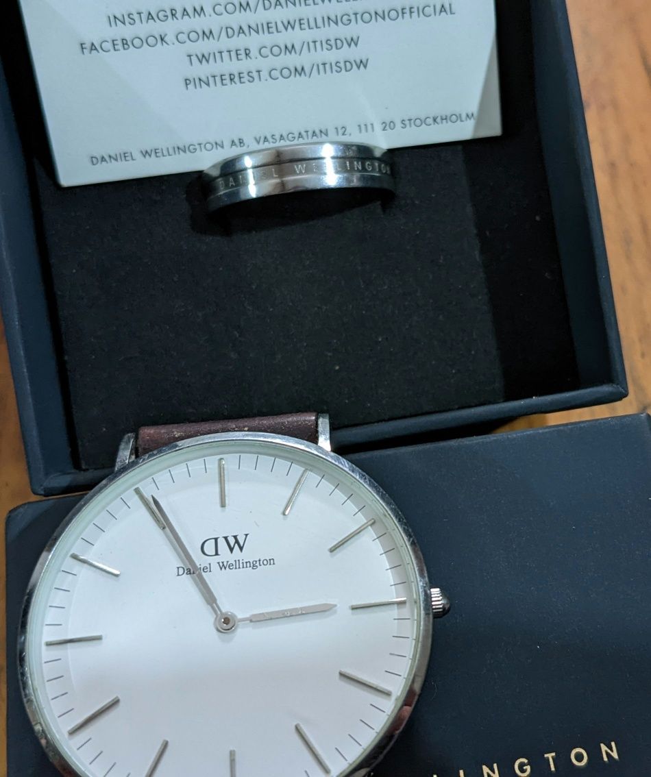 Inel și ceas unisex Daniel Wellington