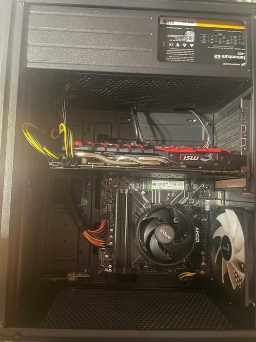 Pc Gaming Ryzen 5 pro 3350G gtx 1070 8Gb  16 gb RAM ddr4 ssdm2 500HDD