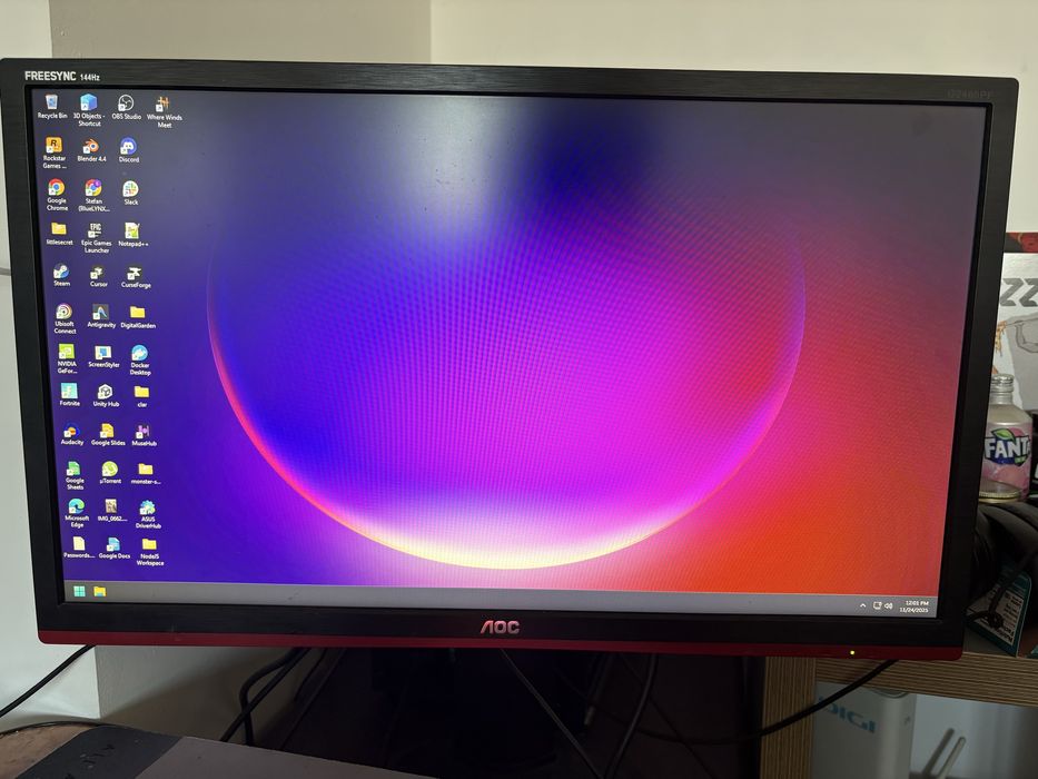 Monitor Gaming AOC 144hz
