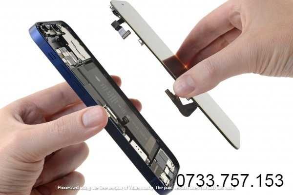 Schimbare Ecran display geam iPhone X/XS/11/12/13/14/15 Pro Max pe loc