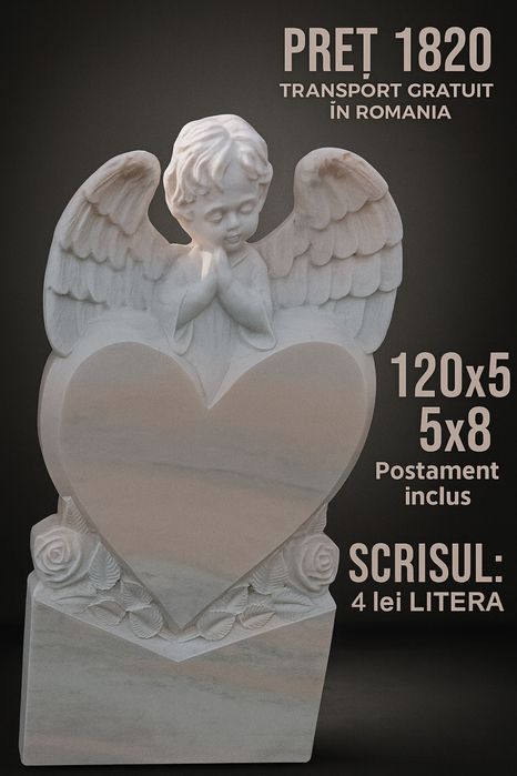 Monumente funerare, transport gratuit oriunde in Romania