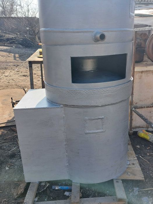 Банная печ на твердом топливе.печ отопления  на твердом топливе