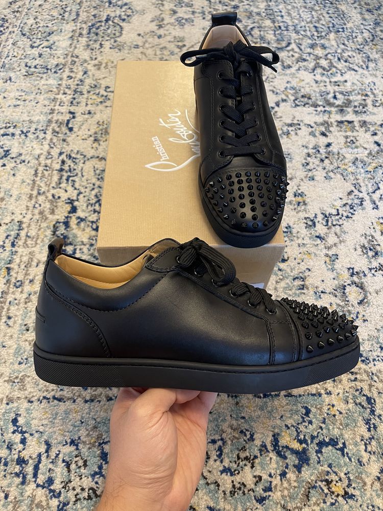 Christian Louboutin Louis Junior Spikes Black 44