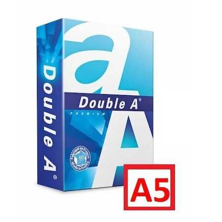 Hârtie Copiator A5 Double A Premium, 500 Coli/top, 80 g/m²