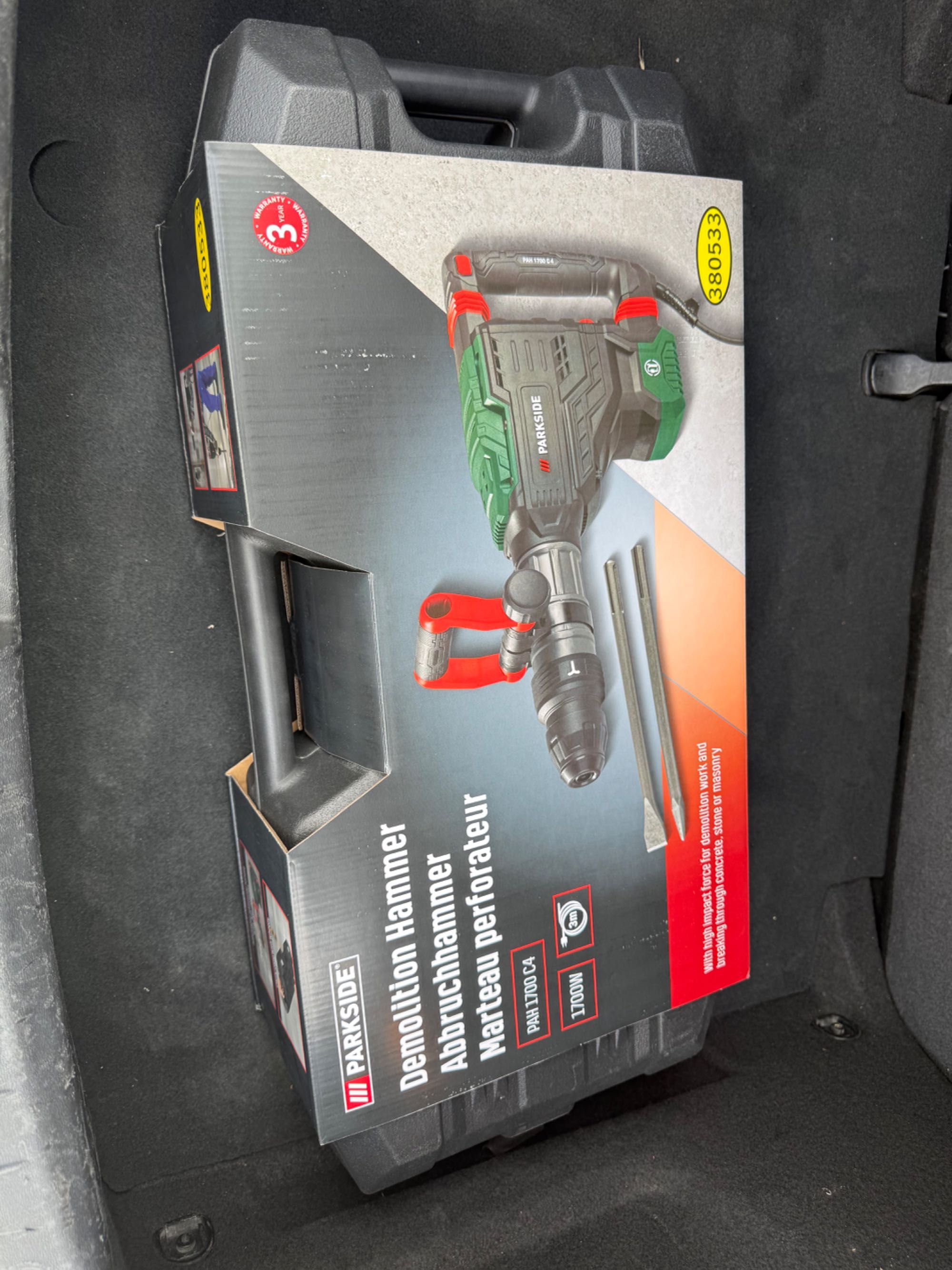 Чисто нов неупотребяван къртач Parkside 1700W 50J