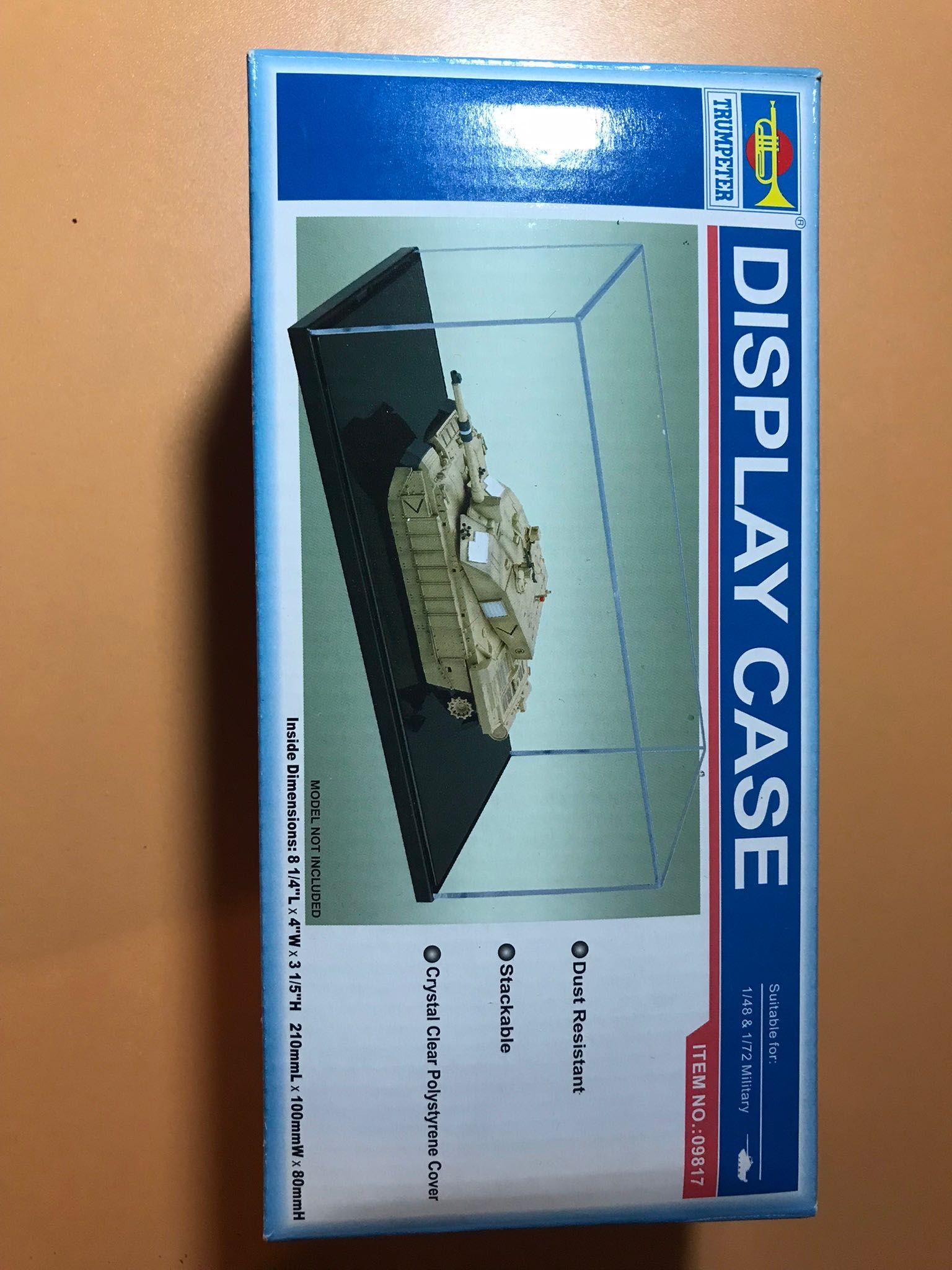 Дисплей кутия/ Display case Trumpeter 21/ 10/ 8 см 1:48 и 1:72