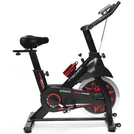 Спининг байк TECHFIT Athletic, Маховик 20 кг, за до 200 кг, СЛОБЕНО