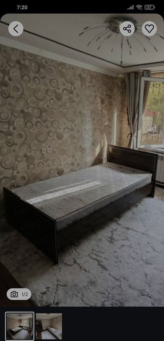 Срочно продам полутороспальная кровать