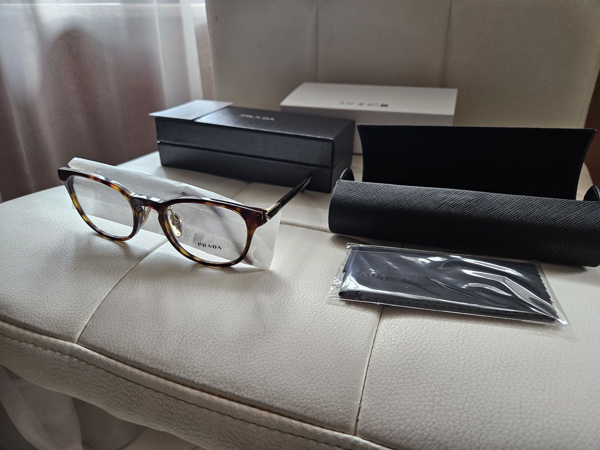 40%Redus Rama vedere barbati Prada PR 08Z Nou, Original