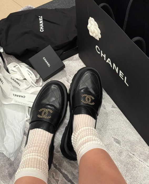 Mocasini Chanel 100% piele naturala premium prezentare completa