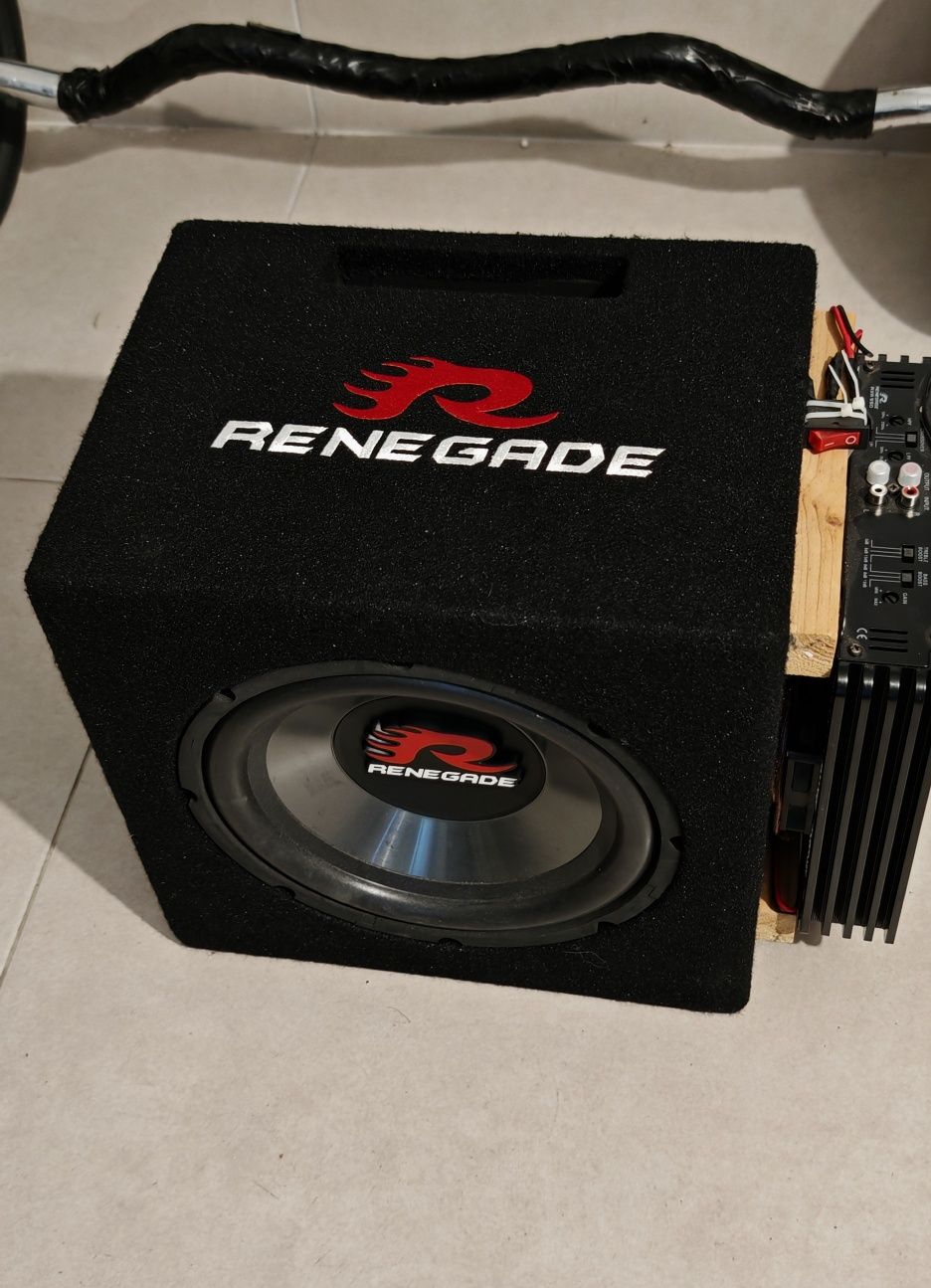 Бас каса Renegade RBK550 + Усилвател