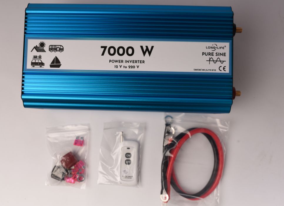 Invertor 12 V sau 24V sinus pur panouri solare rulota duce orice apara