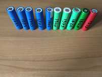 Lot 10 acumulatori celule baterii 18650 2000mAh jocuri copii antice