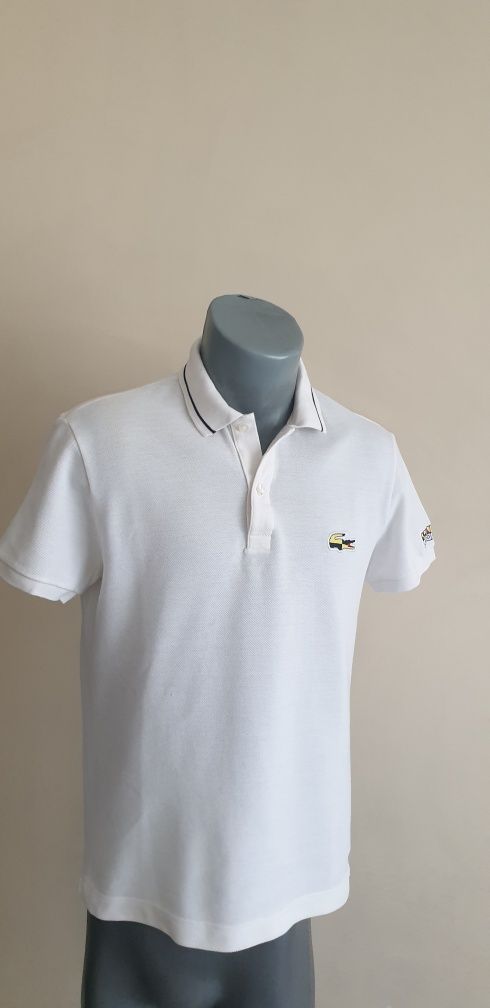 Lacoste Pique Cotton Regular Fit  Size 3 - S ОРИГИНАЛ! Мъжка тениска!