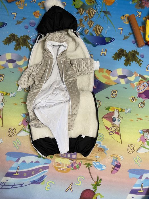 Зимний конверт на выписку, и сумка переноска для мальчика