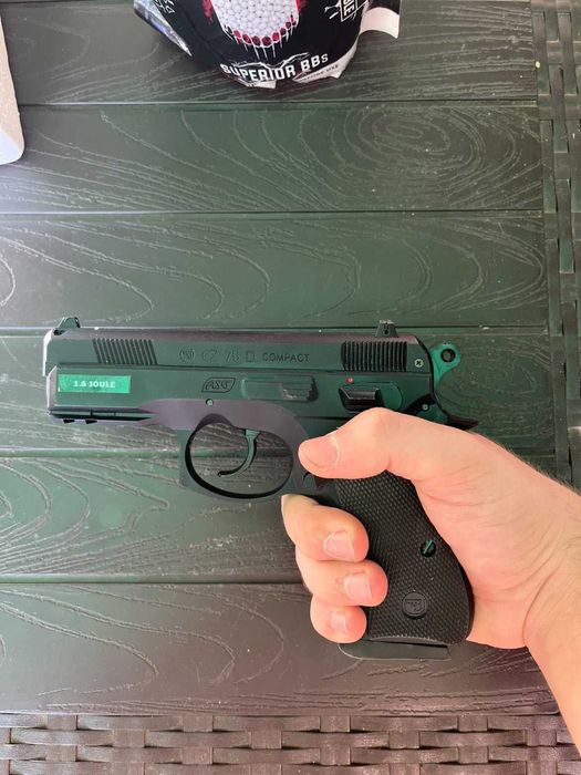 Pistol ASG Airsoft CZ 75D Compact Modificat 1.6J CO2