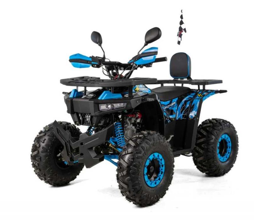 ATV XTR Pro Storm, roti 8 inch, 125cc, 1+1 viteze, negru/albastru