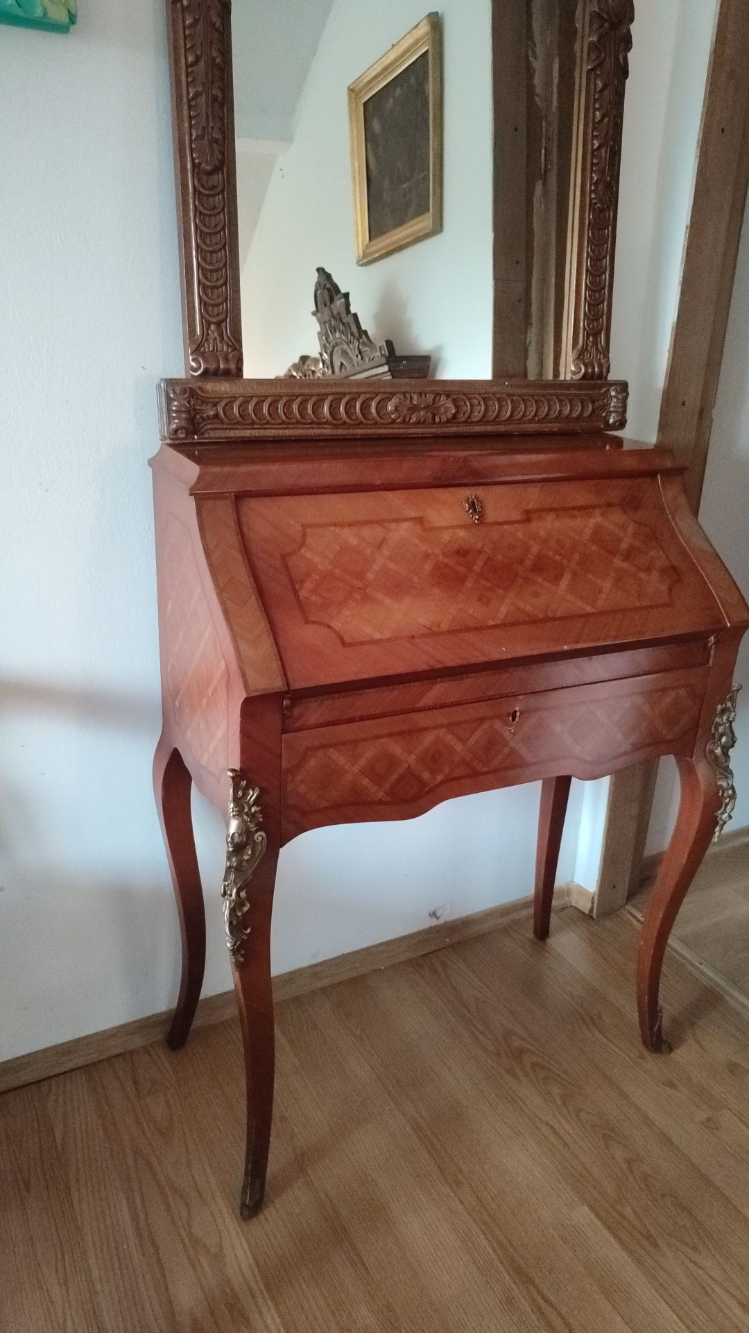 Secretaire cu oglinda clasic antic vintage retro