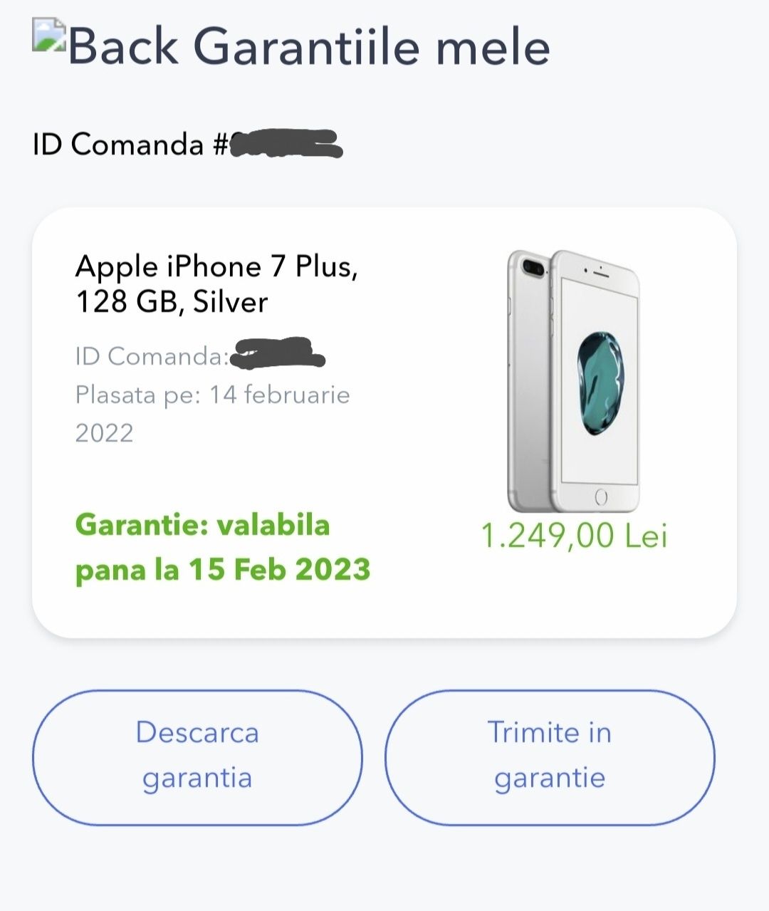 Iphone 7 Plus, 128GB, ca nou! Schimb cu PC!