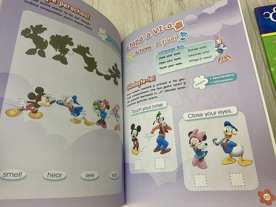 Set 5 carti Disney English -noi