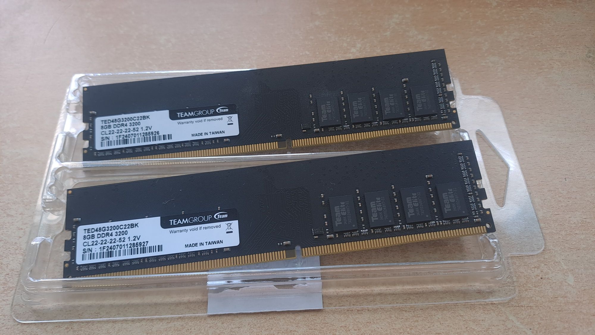 RAM памет TeamGroup 2x8gb DDR4 3200Mhz
