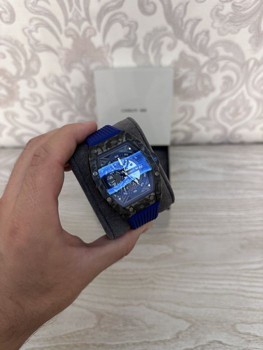 Cerruti 1881 часы новые антибликовое сапфировое стекло каучук ремешок.