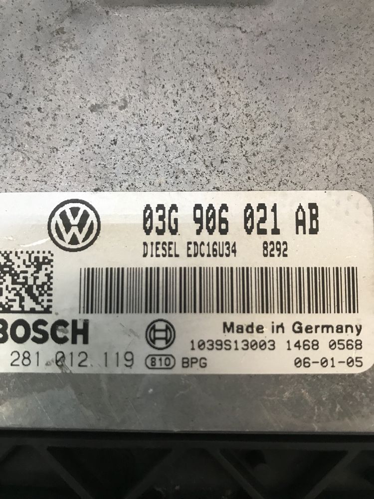 Calculator pornire motor ECU 2.0 BMP BMM Passat B6 Golf 5 Touran Jetta